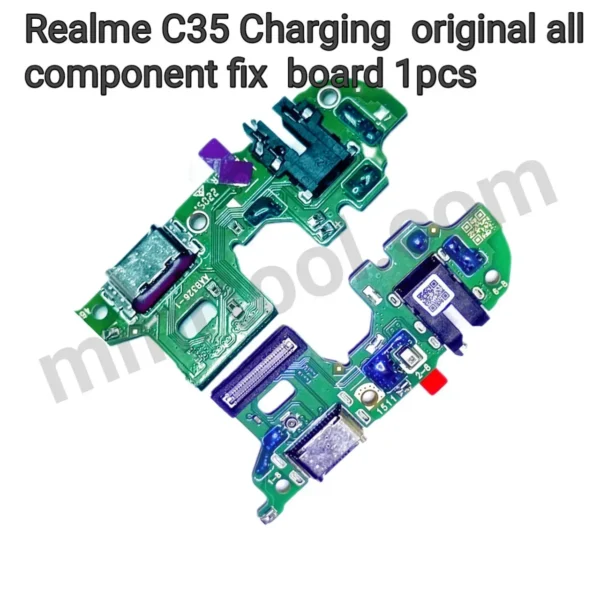 Realme Narzo 50A Prime c35 Realme C35 Charging original all component fix board 1pcs