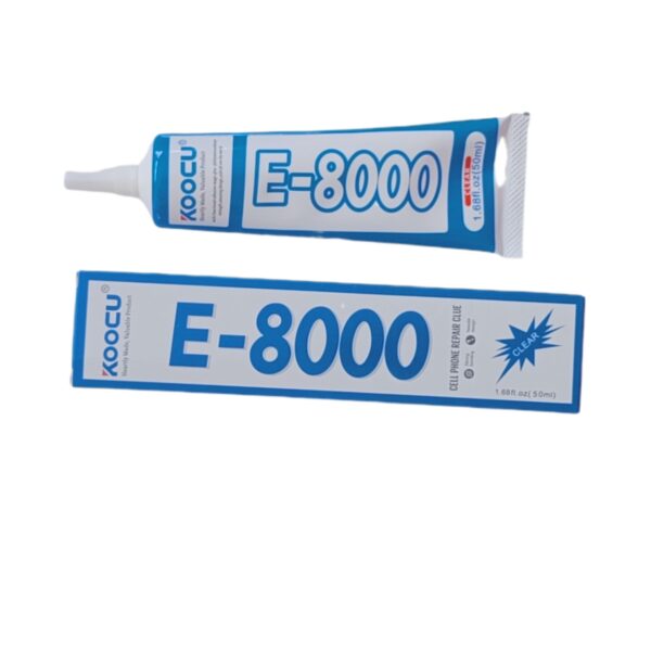 KOOCUTE-8000 Multi-Purpose Adhesive Glue | Crystal Clear Industrial Repair Glue for Mobile Phone, Glass, Metal, Plastic & Electronics