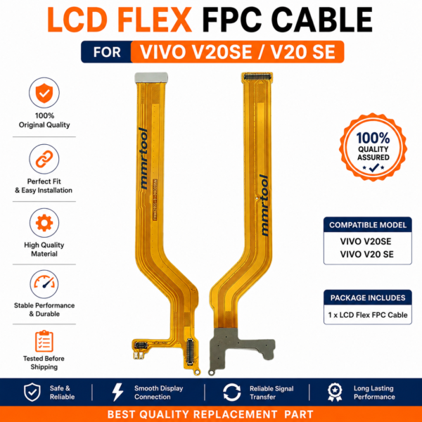 LCD Flex FPC Cable for Vivo V20 SE / Vivo V20SE – Main Board to Display Connector Flex Ribbon Replacement