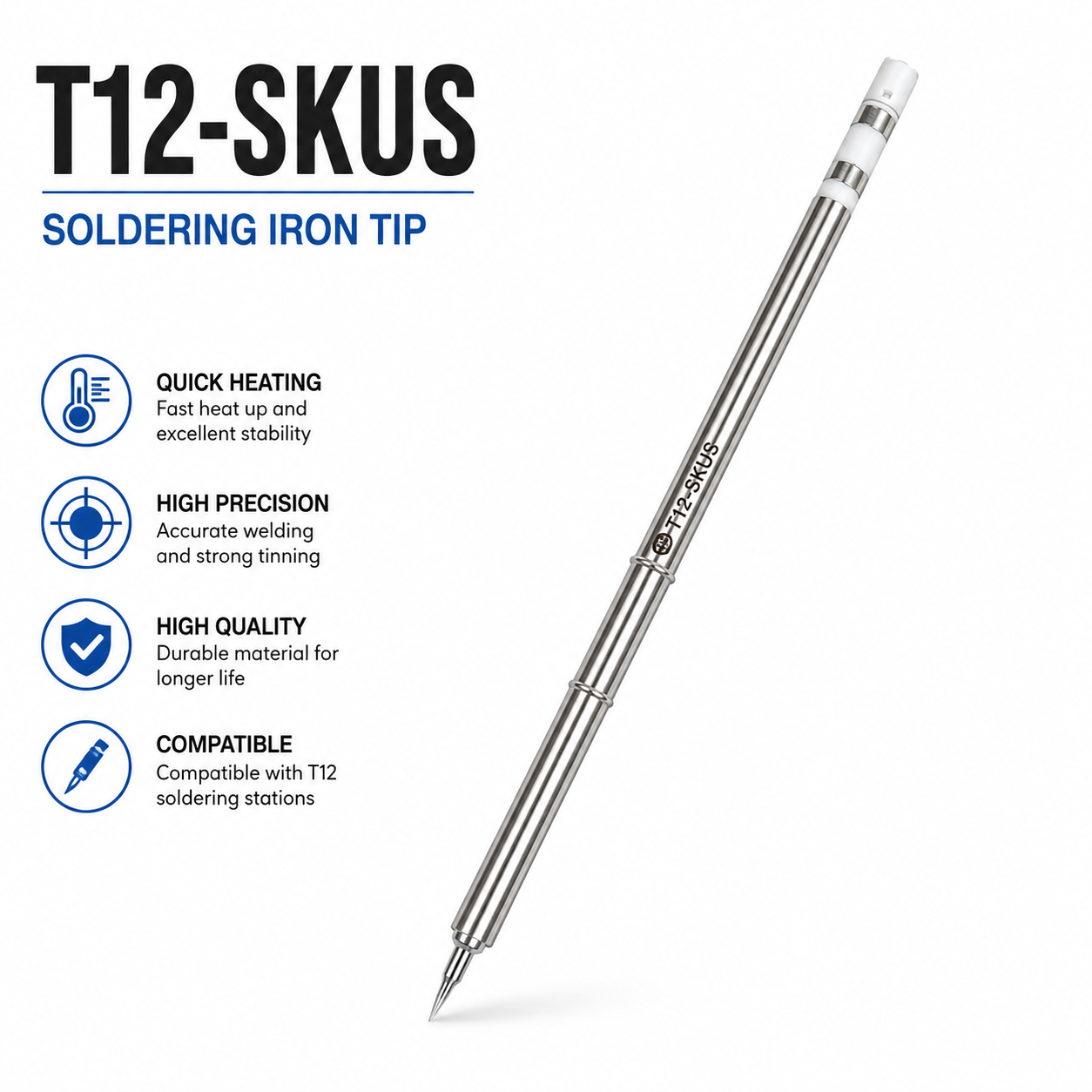 OSS TEAM T12-SKUS Soldering Iron Bit Yellow Packing