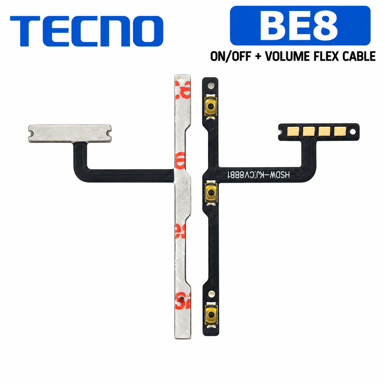 Tecno BE8 On Off Volume Flex Cable